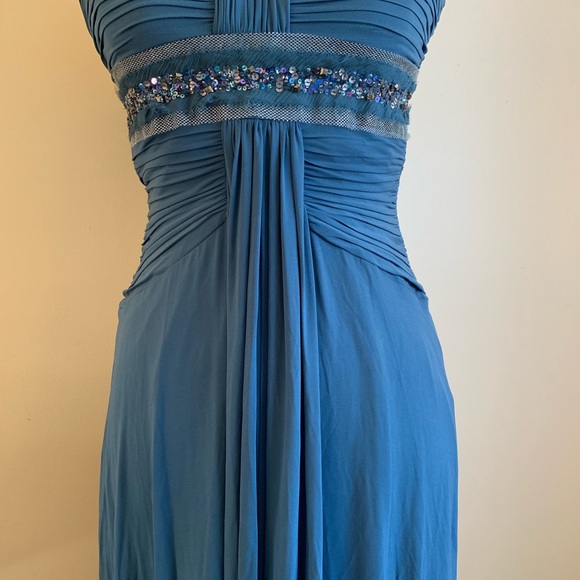 BCBGMaxAzria Strapless Full Length Prom Gown - Picture 3 of 8